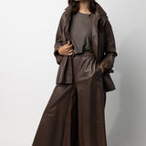 Leather Gaucho Pants