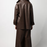 Leather Gaucho Pants