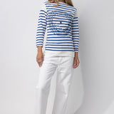 Dahlia Bow Leg Jean in Iris