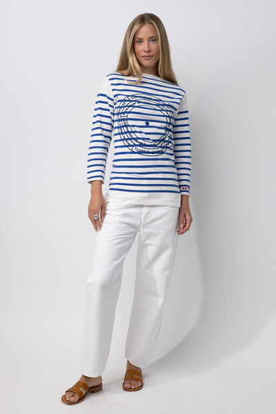 Mariniere 3/4 Sleeve Target Top