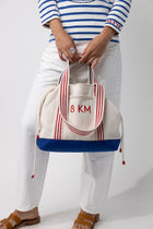 8 KM Canvas Tote Bag Solid