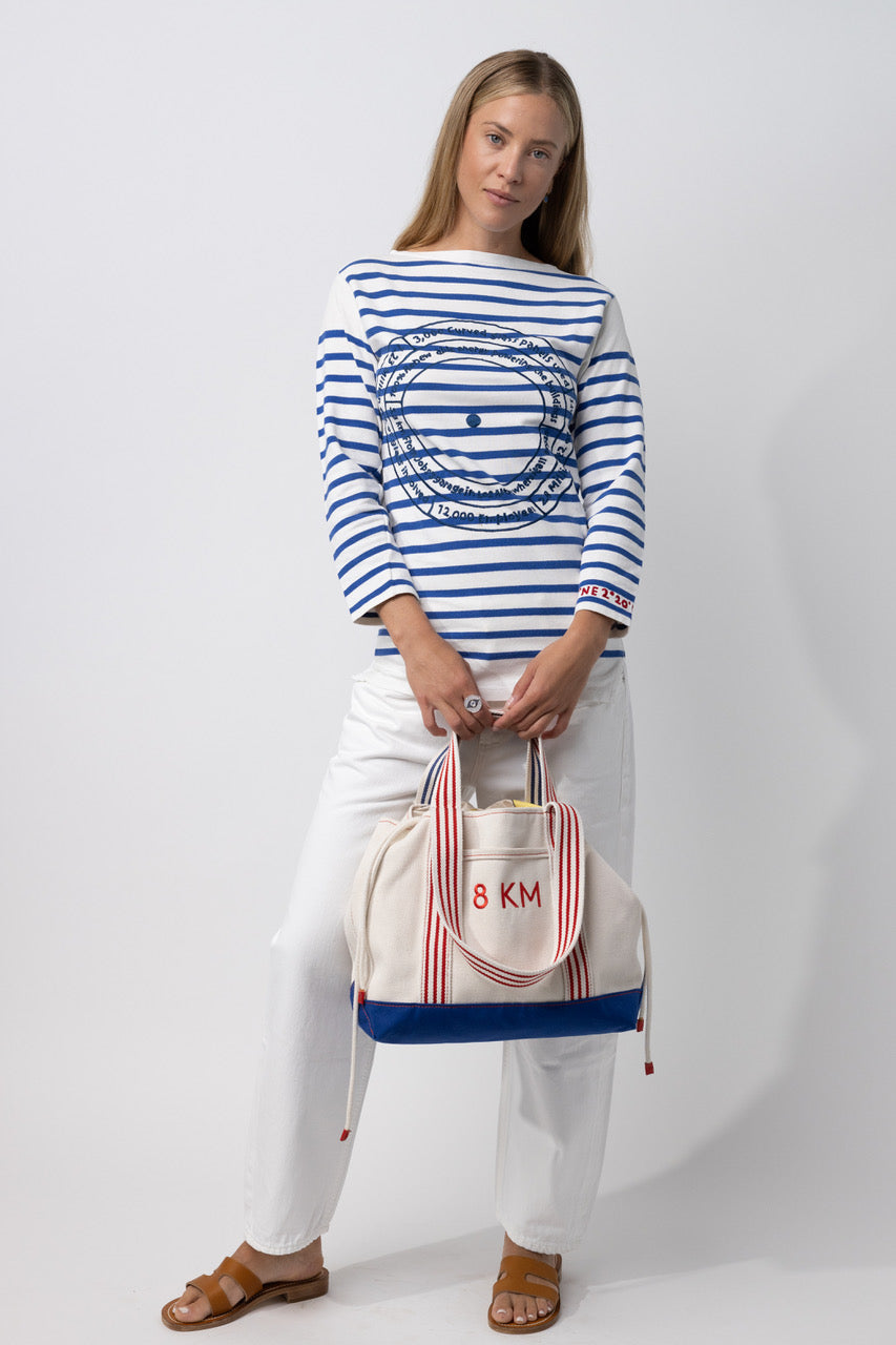 8 KM Canvas Tote Bag Solid