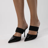 Azzedine Alaia Noir Mules 90