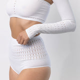 Azzedine Alaia Blanc Two-Piece Swimsuit