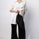 Dusan Silk Wide Leg Pants
