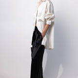 Dusan Silk Wide Leg Pants