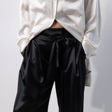 Dusan Silk Wide Leg Pants