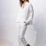 Sofie D'Hoore White Brit Cap Cropped Shirt