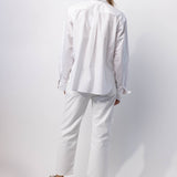 Sofie D'Hoore White Brit Cap Cropped Shirt