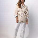 Sofie D'Hoore Off White Alechinsky 5-Ply Belt