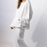 Sofie D'Hoore Off White Train Hooded Sweatshirt