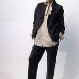 Sofie D'Hoore Grey Melange Parts Wnel Drawstring Trousers