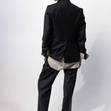 Sofie D'Hoore Grey Melange Parts Wnel Drawstring Trousers
