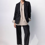 Sofie D'Hoore Grey Melange Parts Wnel Drawstring Trousers