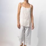 Dosa Drawstring Pants with Vintage Lace