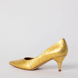 Alexa Wagner Gold Pump 60