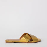 Alexa Wagner Gold Gilda Slide