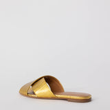 Alexa Wagner Gold Gilda Slide