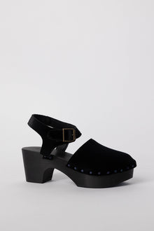 Velvet Clogs