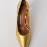 Alexa Wagner Gold Pump 60