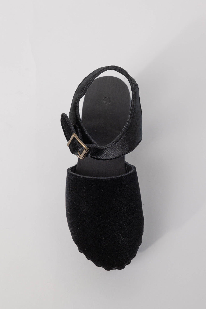 Velvet Clogs