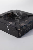 Large Stone Black Ashtray