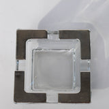 Ramstad Sterling Silver and Glass Ashtray