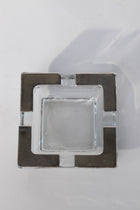 Sterling Silver and Glass Ashtray