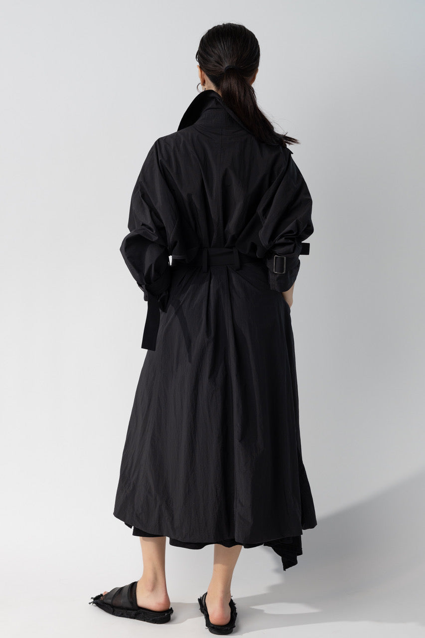 Gusset Trench Coat