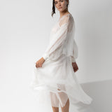Louiza Babouyan Organza Maxi Skirt