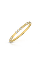 14K Yellow Gold Diamond Bangle
