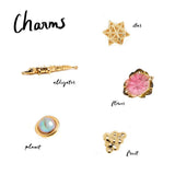 18K Yellow Gold Charm Necklace