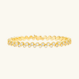 Viltier 18K Yellow Gold Clique Tennis