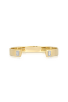 14K Yellow Gold Open Front Bangle