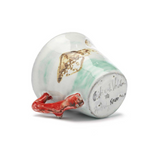 Coral with Dragonfly Espresso Cup