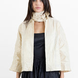 Daniela Gregis Peonia Bianco Lavata Jacket