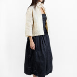 Daniela Gregis Peonia Bianco Lavata Jacket