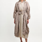 Daniela Gregis Randa Lungo Bianco Lavato Coat