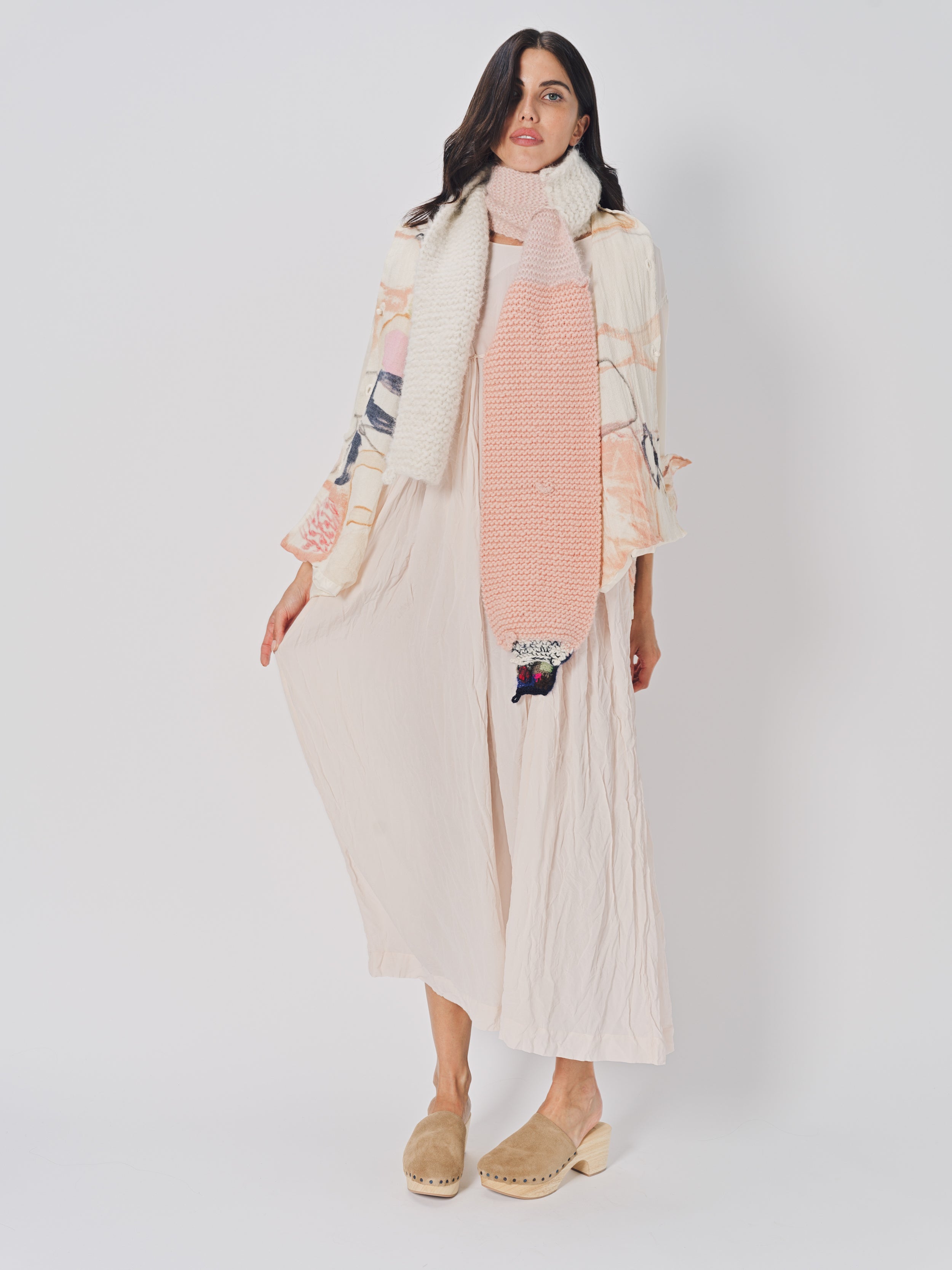 Daniela Gregis New Pride Di Lavato Dress Rosa Chiaro / One size