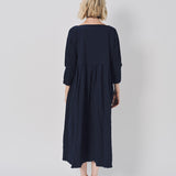Daniela Gregis Mafalda Lavato Dress Blu Scuro / One size