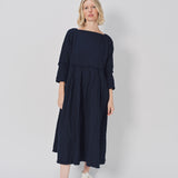 Daniela Gregis Mafalda Lavato Dress Blu Scuro / One size