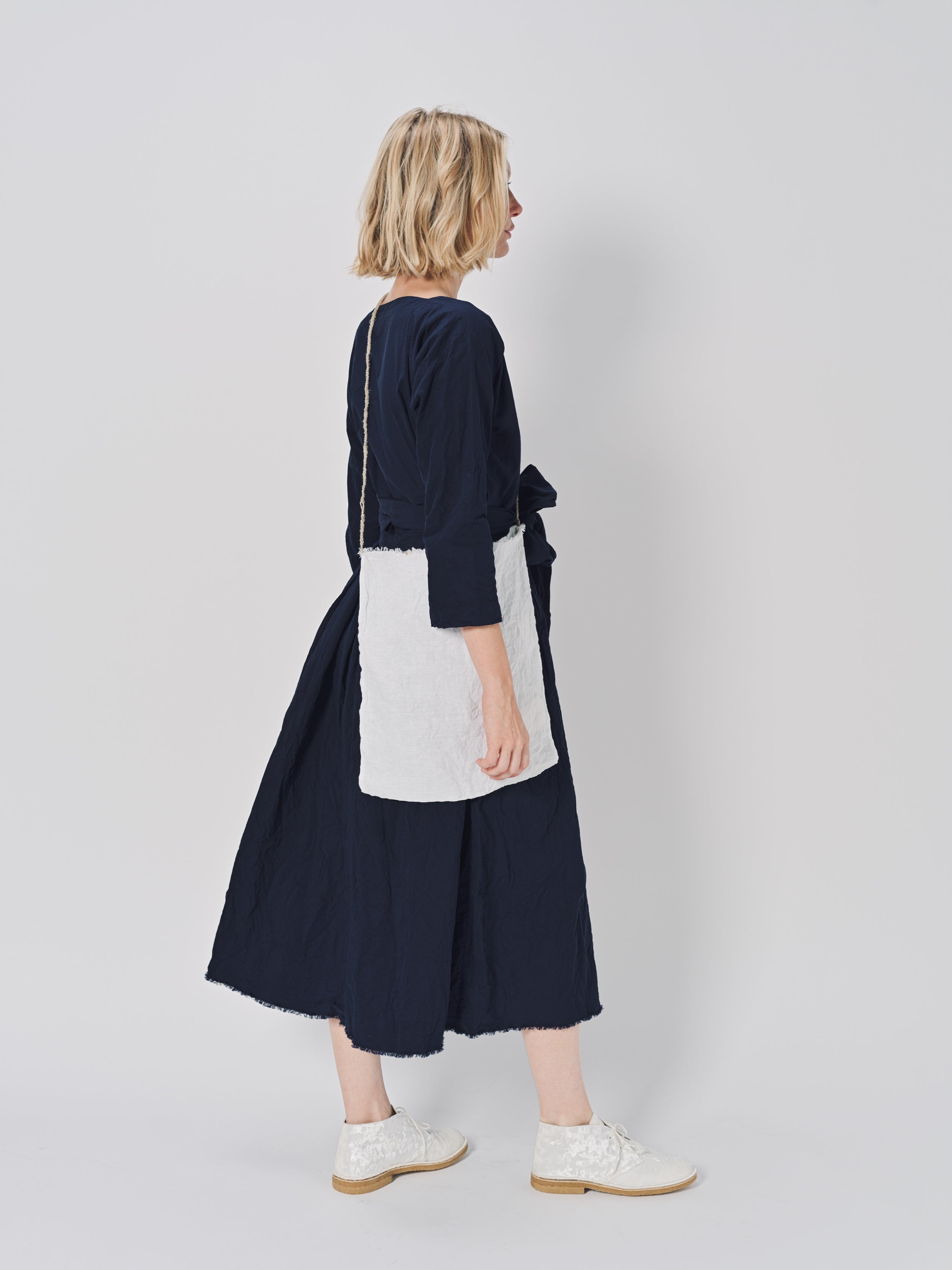 Daniela Gregis Mafalda Lavato Dress Blu Scuro / One size