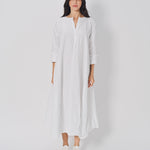 Daniela Gregis Spicchi Mezza Luna Lavato Dress Bianco / One size
