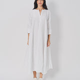 Daniela Gregis Spicchi Mezza Luna Lavato Dress Bianco / One size