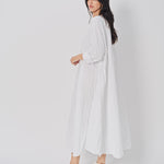 Daniela Gregis Spicchi Mezza Luna Lavato Dress Bianco / One size