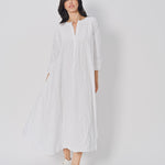Daniela Gregis Spicchi Mezza Luna Lavato Dress Bianco / One size