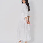 Daniela Gregis Spicchi Colletto Lavato Dress Bianco / One size
