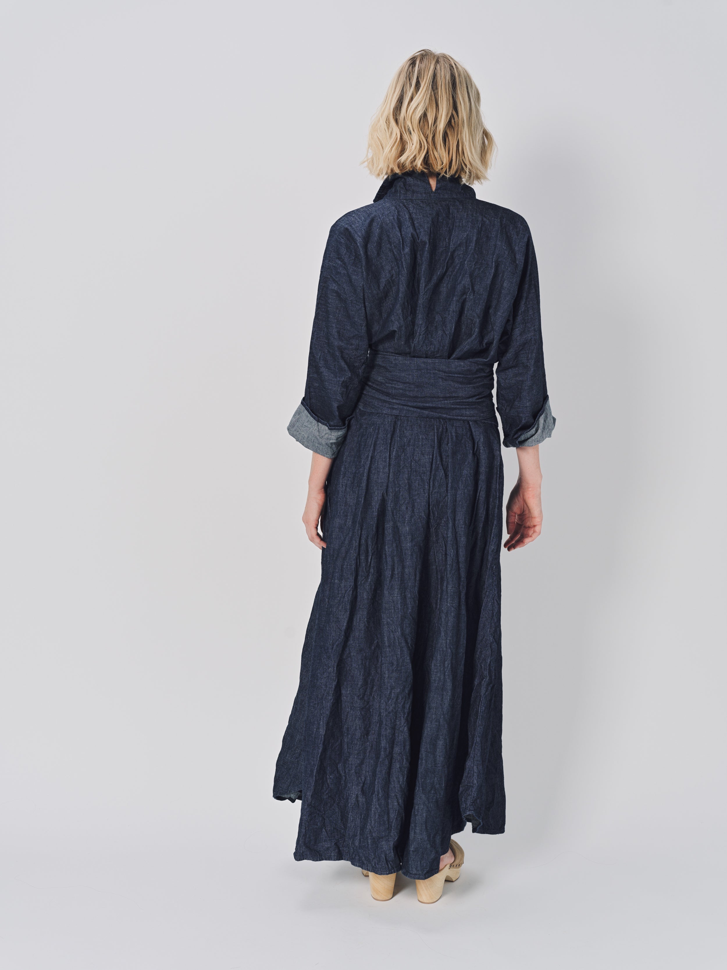 Daniela Gregis Spicchi Colletto Lavato Dress Blu Scuro / One size