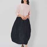 Daniela Gregis Lunedi Meta Bianco Lavata Dress Rosa Nero / One size
