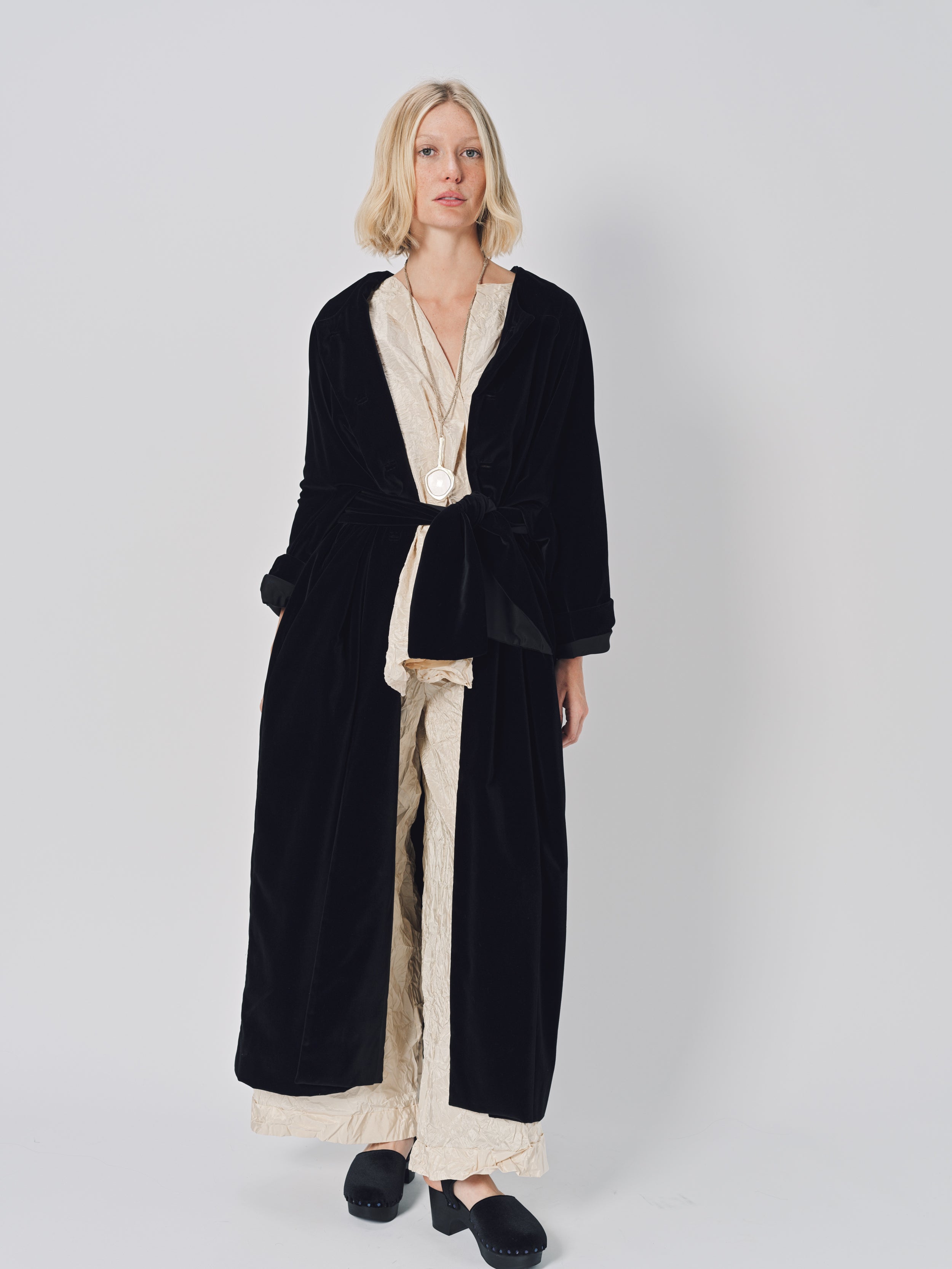 Daniela Gregis Nero Papavero Tasche Fianco Coat Unique / Nero